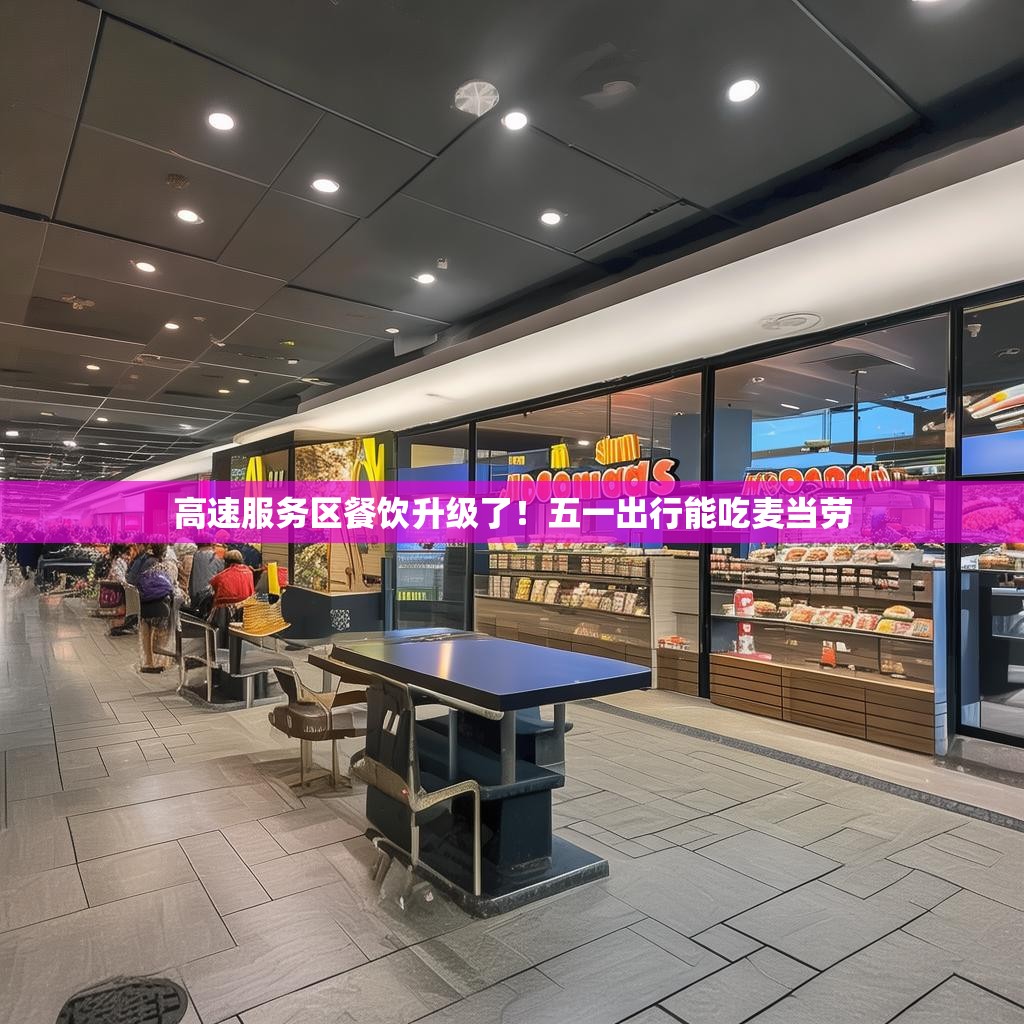 高速服务区餐饮升级了！五一出行能吃麦当劳