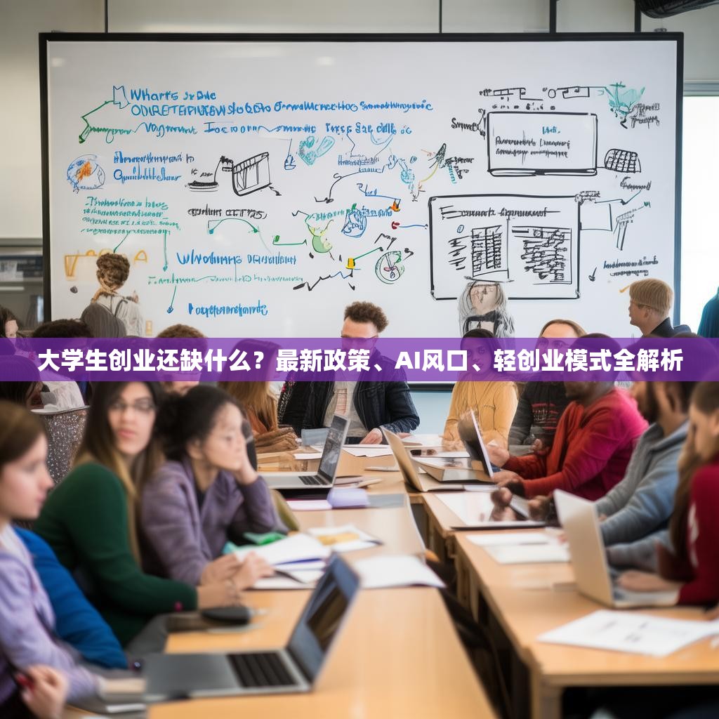详细阅读:大学生创业还缺什么?最新政策、AI风口、轻创业模式全解析 大学生创业还缺什么?最新政策、AI风口、轻创业模式全解析